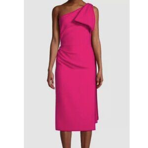 Sachin + Babi Fuchsia One Shoulder Dress